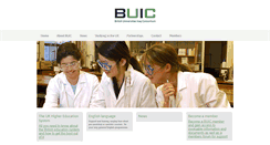 Desktop Screenshot of buic.ac.uk